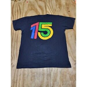 Google Nyc T Shirt Black Cotton Pullover Adult L Short-Sleeve @G6